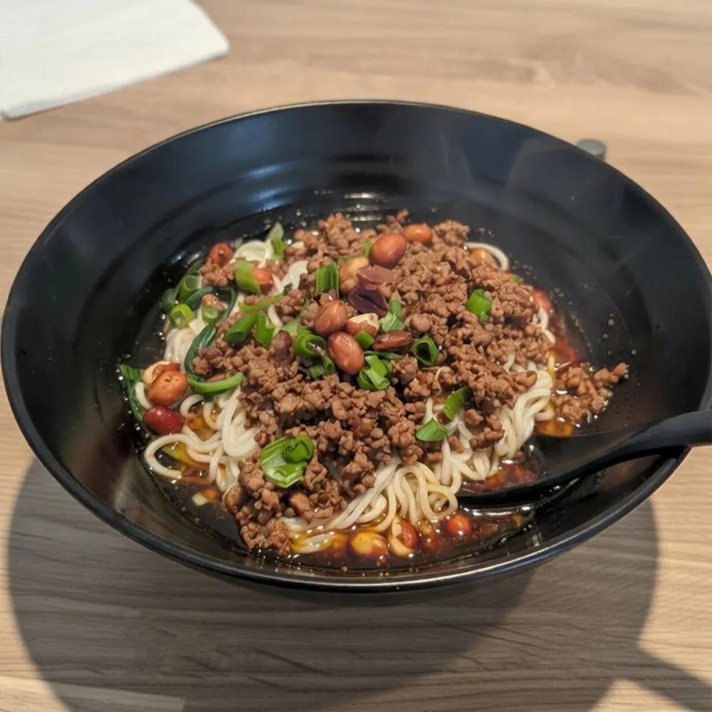 Fish Roe Soup Noodles at Chong Qing Noodle, Chinese Restaurant in Newark