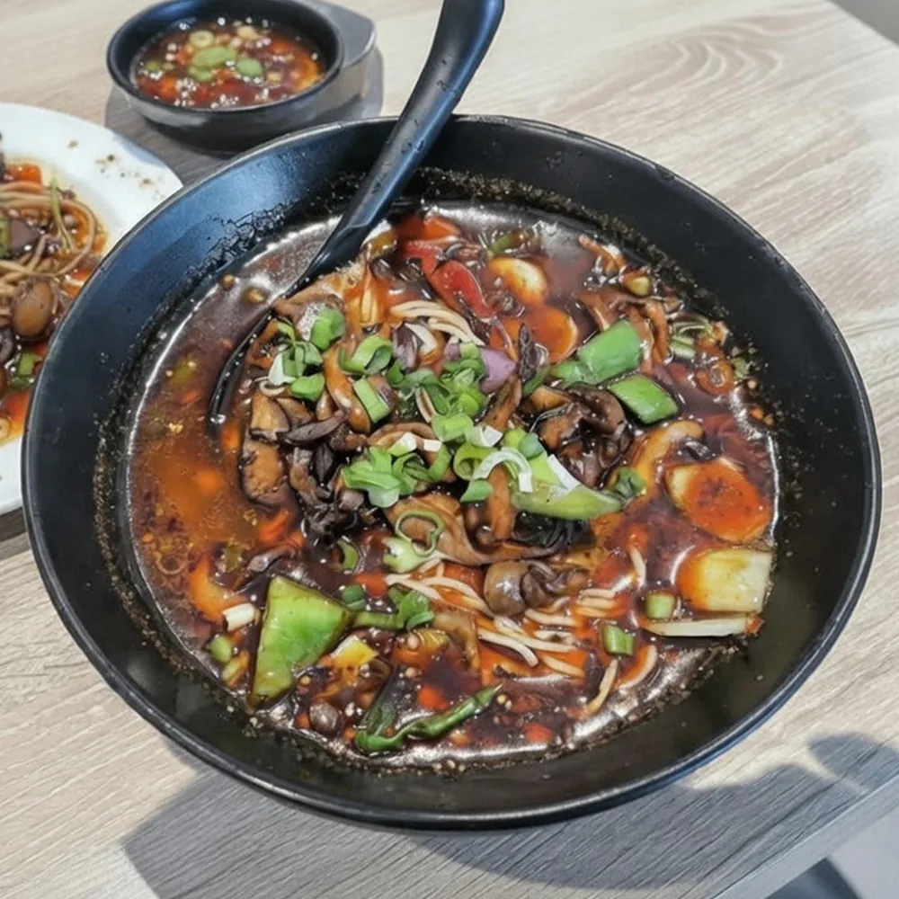 Spicy Soup Noodles at Chong Qing Noodle, Chinese Restaurant in Newark